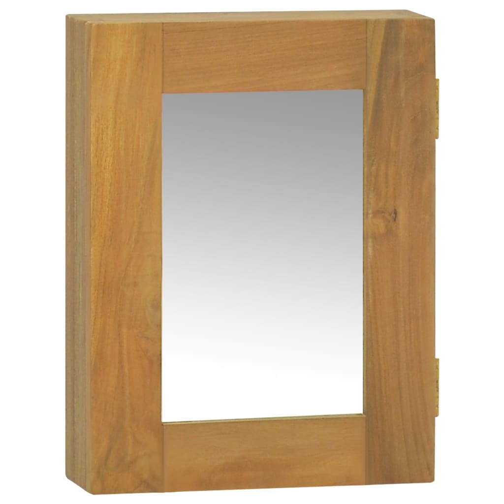 Mirror Cabinet 11.8"x3.9"x15.7" Solid Wood Teak