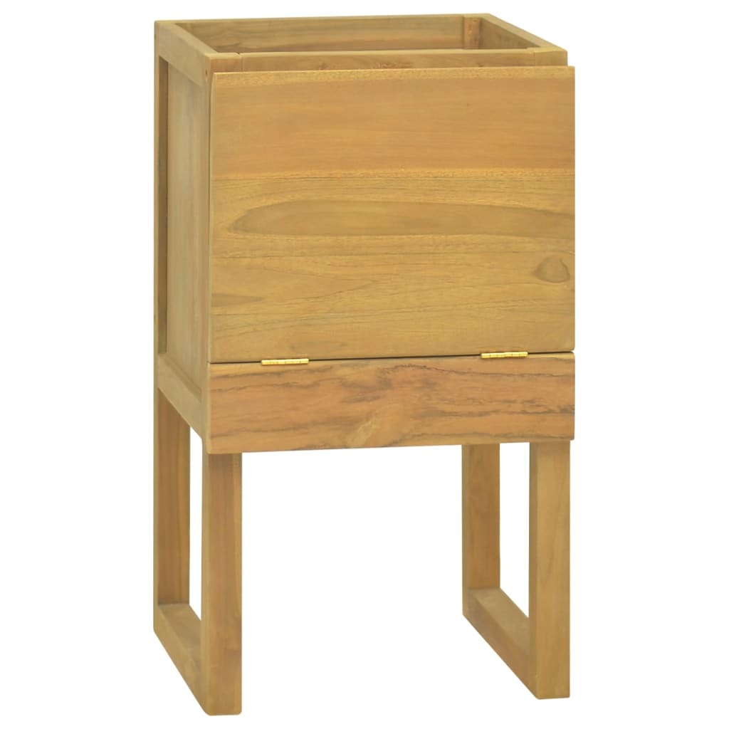 Bathroom Cabinet 17.7"x17.7"x29.5" Solid Wood Teak