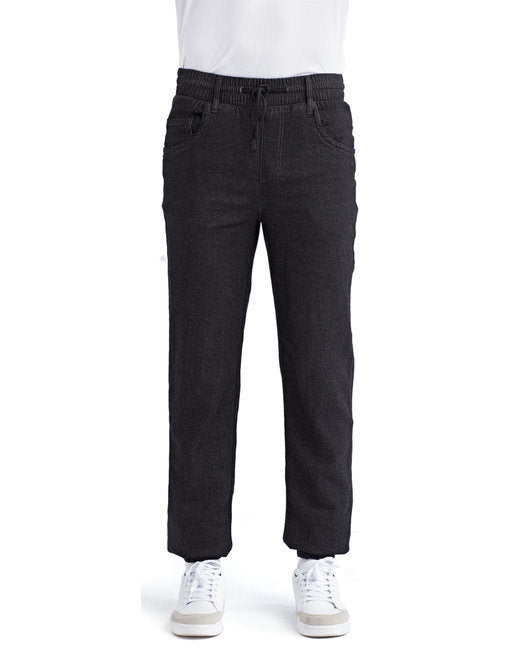 Unisex Chef's Artisanal Jogger - BLACK DENIM - XS