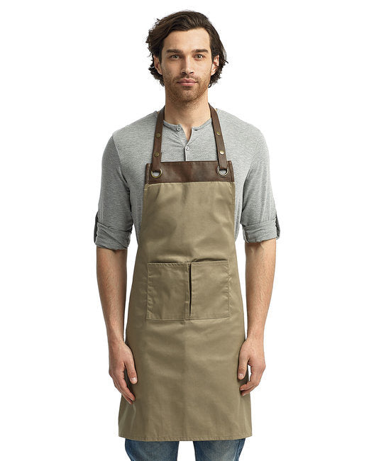 Espresso Bib Apron - BLACK/ BLACK - OS