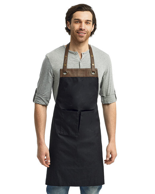 Espresso Bib Apron - BLACK/ BLACK - OS