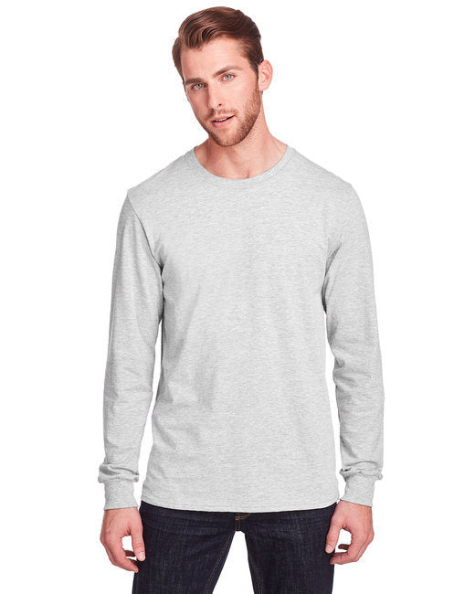 Adult ICONIC™ Long Sleeve T-Shirt - BLACK INK - S
