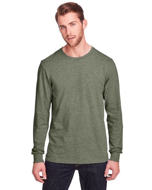 Adult ICONIC™ Long Sleeve T-Shirt - BLACK INK - S