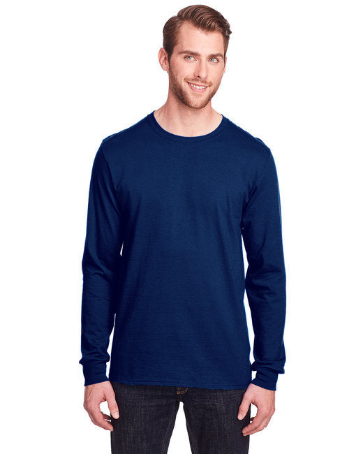 Adult ICONIC™ Long Sleeve T-Shirt - BLACK INK - S