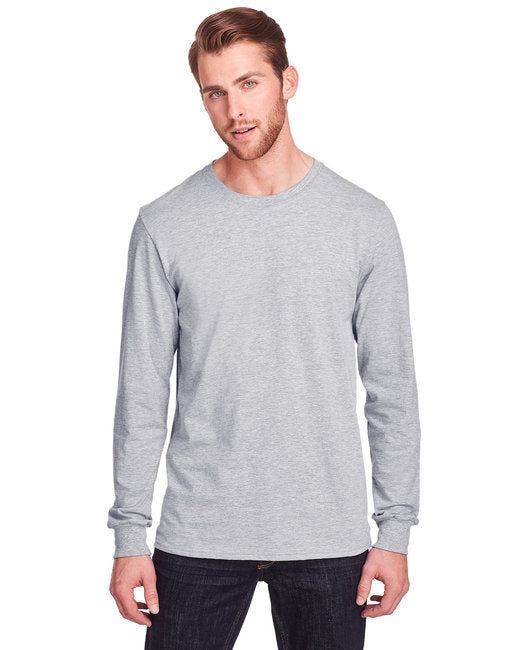Adult ICONIC™ Long Sleeve T-Shirt - BLACK INK - S