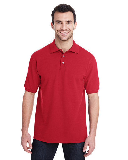 Adult Piqué Polo - WHITE - XL