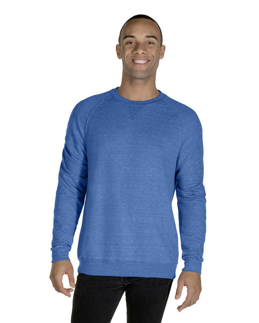 Adult Snow Heather French Terry Crewneck Sweatshirt - ROYAL SNOW HTHR - XL