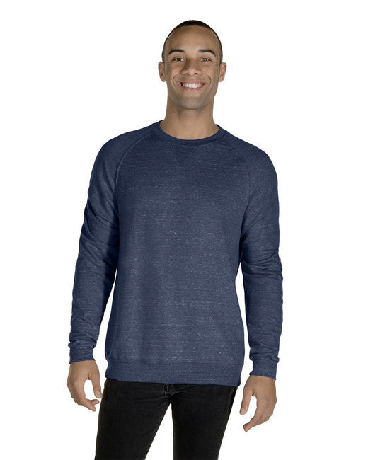 Adult Snow Heather French Terry Crewneck Sweatshirt - ROYAL SNOW HTHR - XL