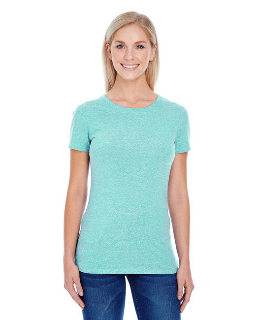 Ladies' Triblend Short-Sleeve T-Shirt - CREAM TRIBLEND - 2XL