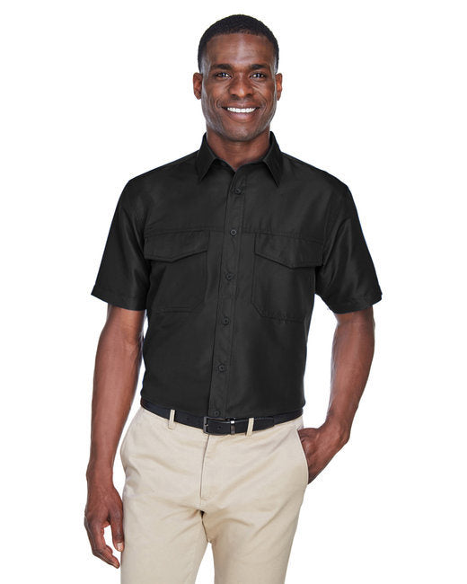 Men's Key West Short-Sleeve Performance Staff Shirt - BLACK - S