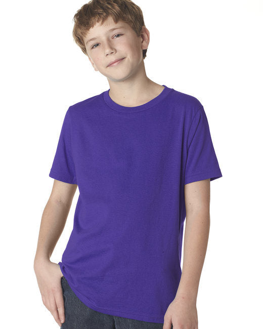 Youth Boys' Cotton Crew - KELLY GREEN - XS