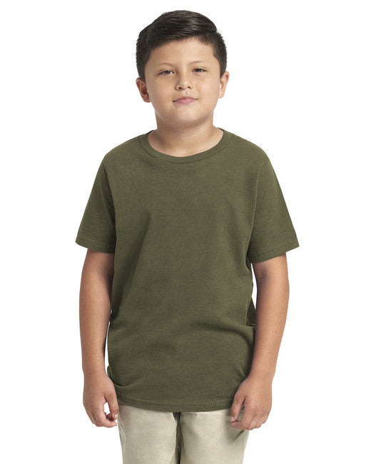 Youth Boys' Cotton Crew - KELLY GREEN - XS