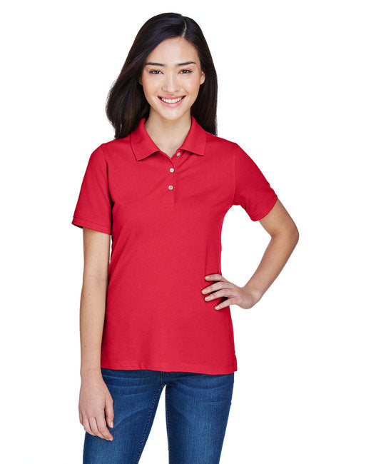 Ladies' 5.6 oz. Easy Blend™ Polo - WHITE - XS
