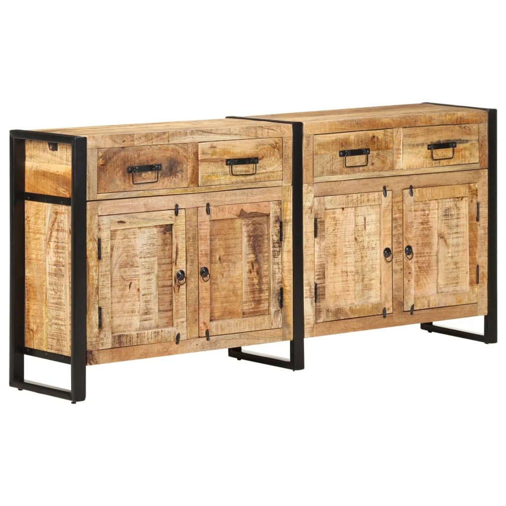 Sideboard 67.7"x13.8"x31.5" Solid Mango Wood