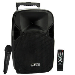 beFree Sound 12 Inch 700 Watts Bluetooth Portable Speaker with USB; SD; FM Radio