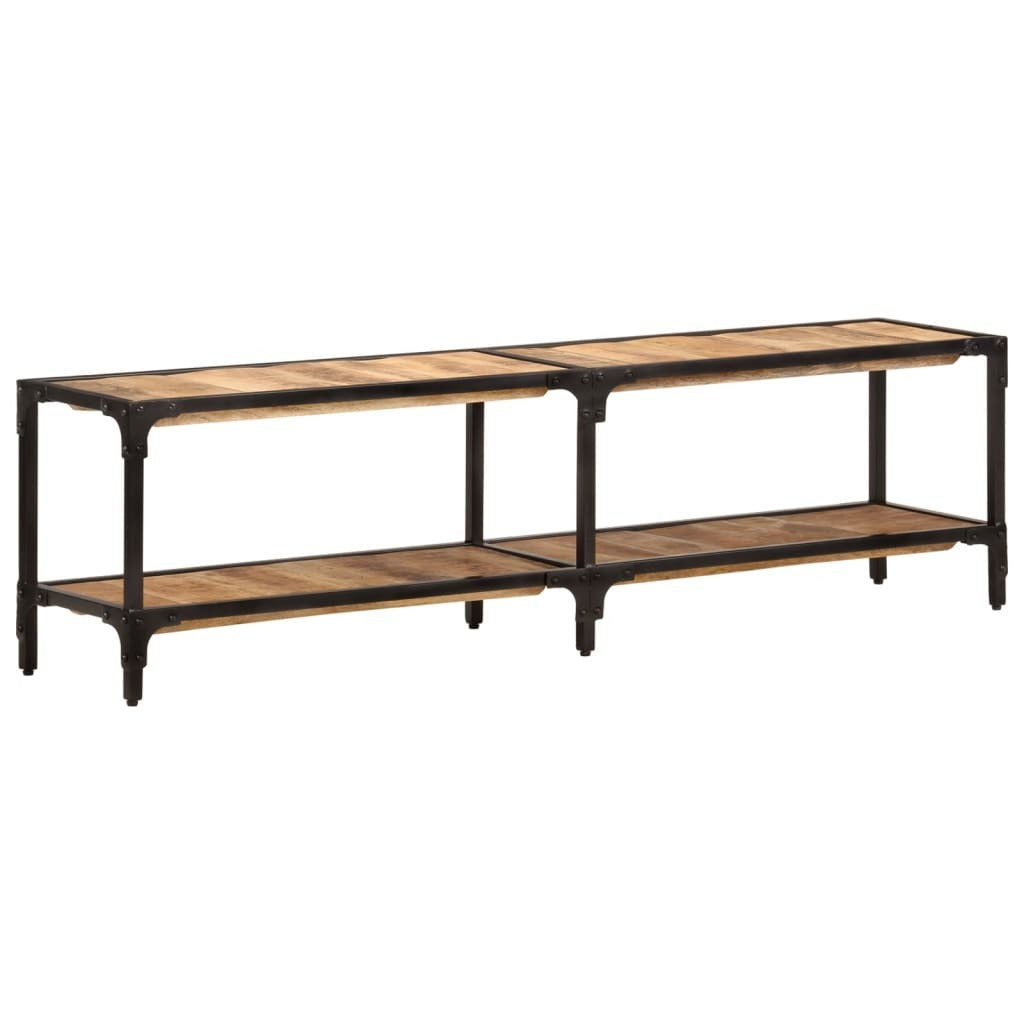 TV Stand 59.1"x11.8"x16.1" Solid Wood Mango