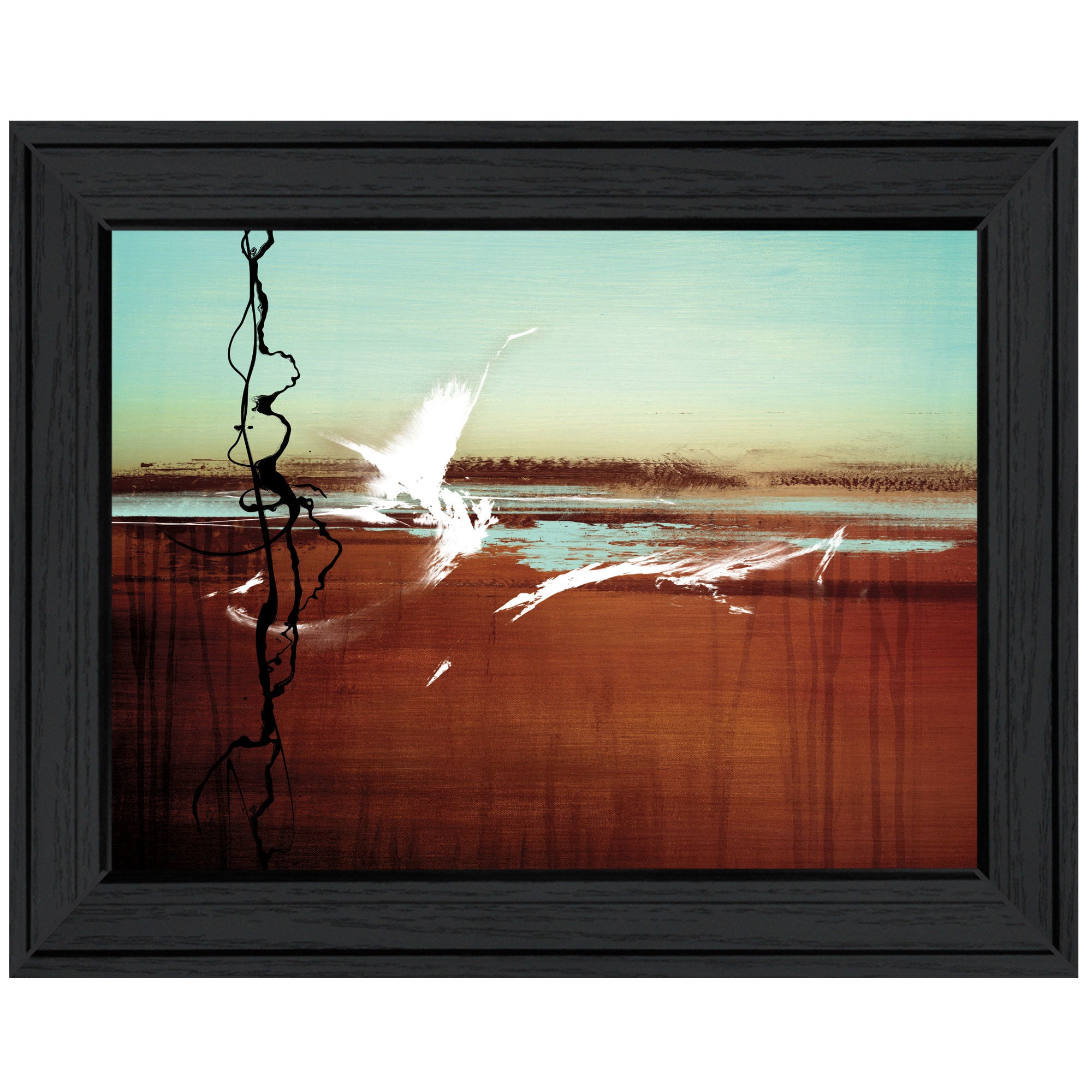"Liquid Paint " by Cloverfield & Co, Ready to Hang Framed Print, Black Frame