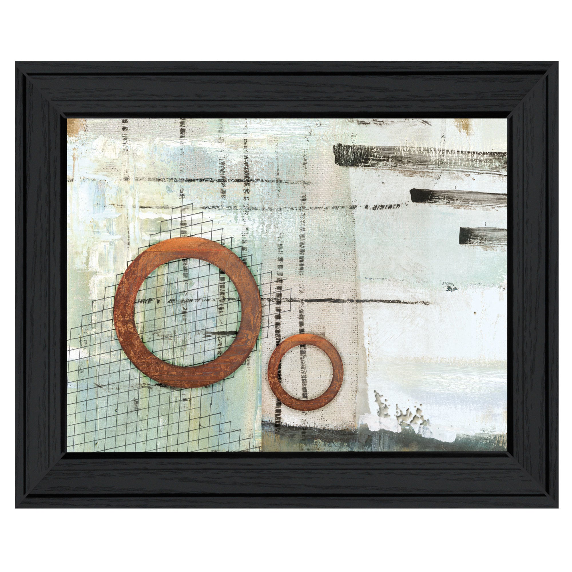 "Balance this I" by Cloverfield & Co, Ready to Hang Framed Print, Black Frame