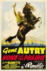 Home on the prairie Gene Autry-12x18