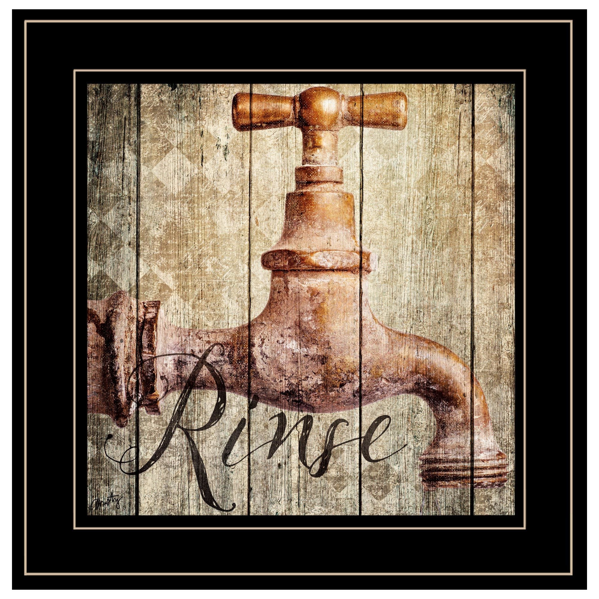 "Rinse" by Misty Michelle, Ready to Hang Framed Print, Black Frame