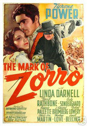 The mark of Zorro Tyrone Power-12x18