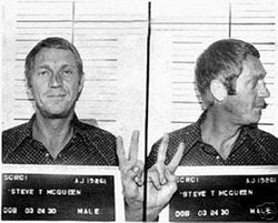 Steve McQueen Mug Shot-08x10