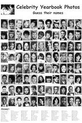 Celebrity Yearbook-24x36