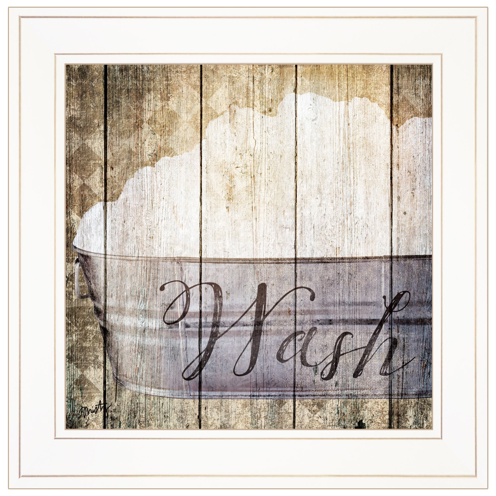 "Wash" by Misty Michelle, Ready to Hang Framed Print, White Frame