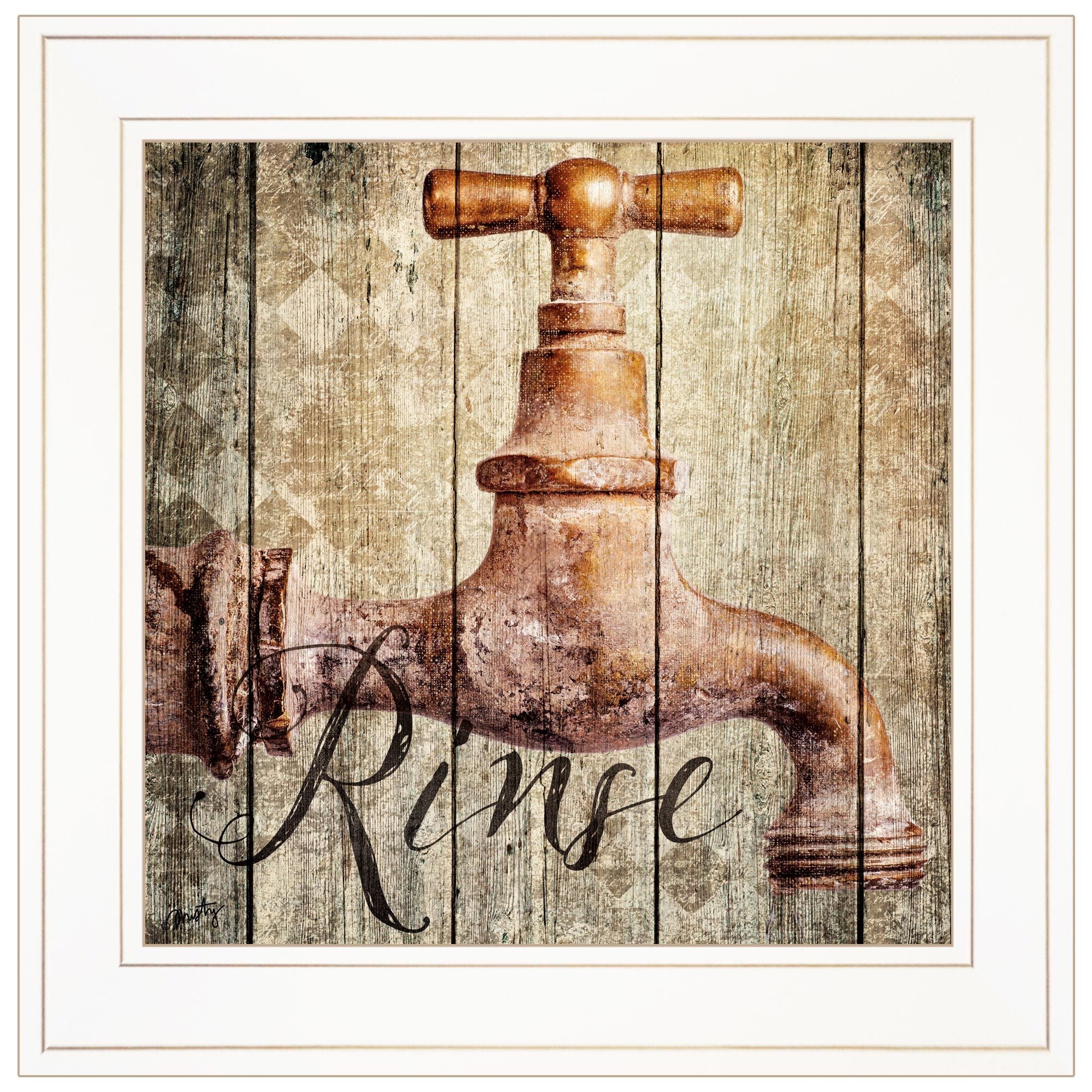 "Rinse" by Misty Michelle, Ready to Hang Framed Print, White Frame
