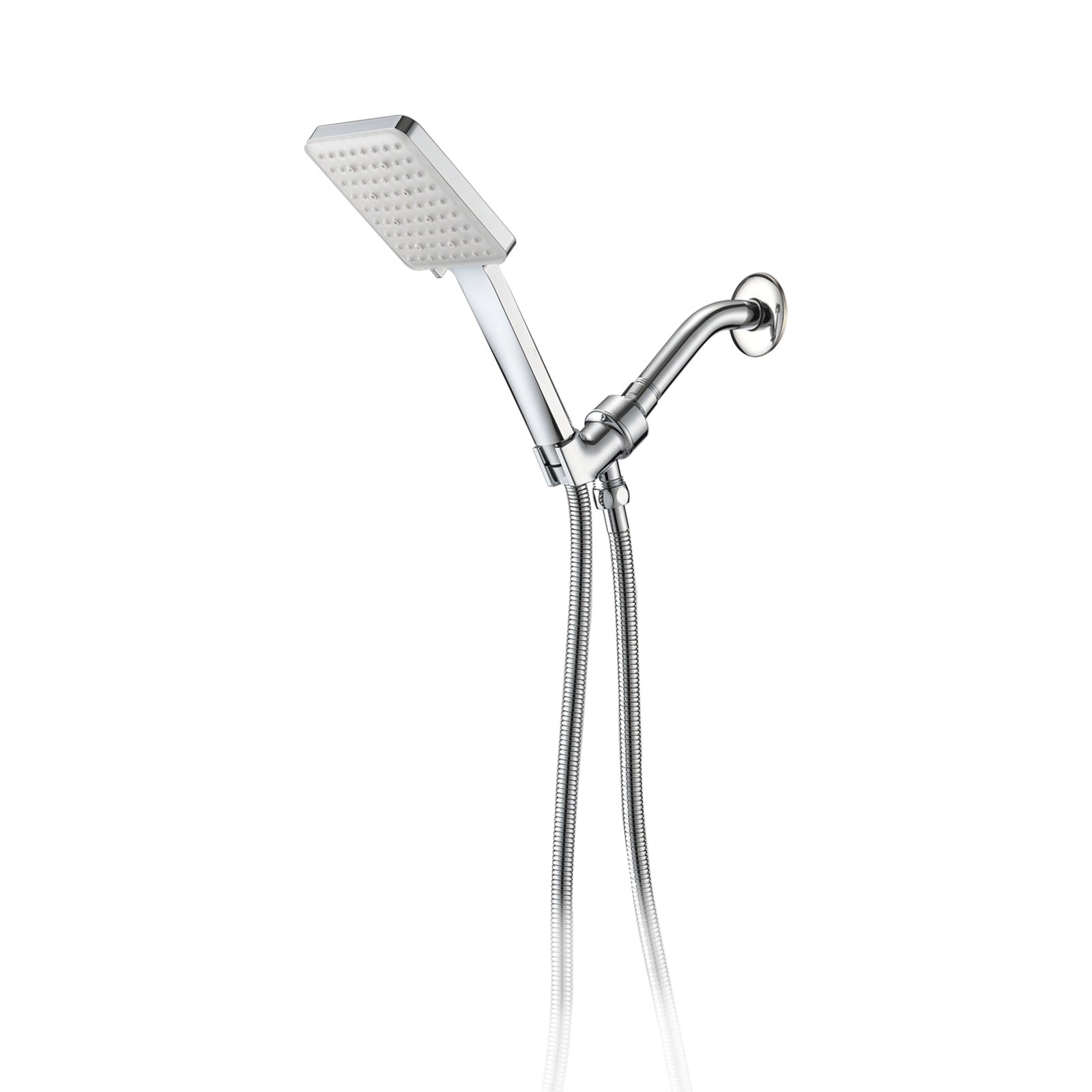 Chrome high pressure multi function with hand held shower faucet