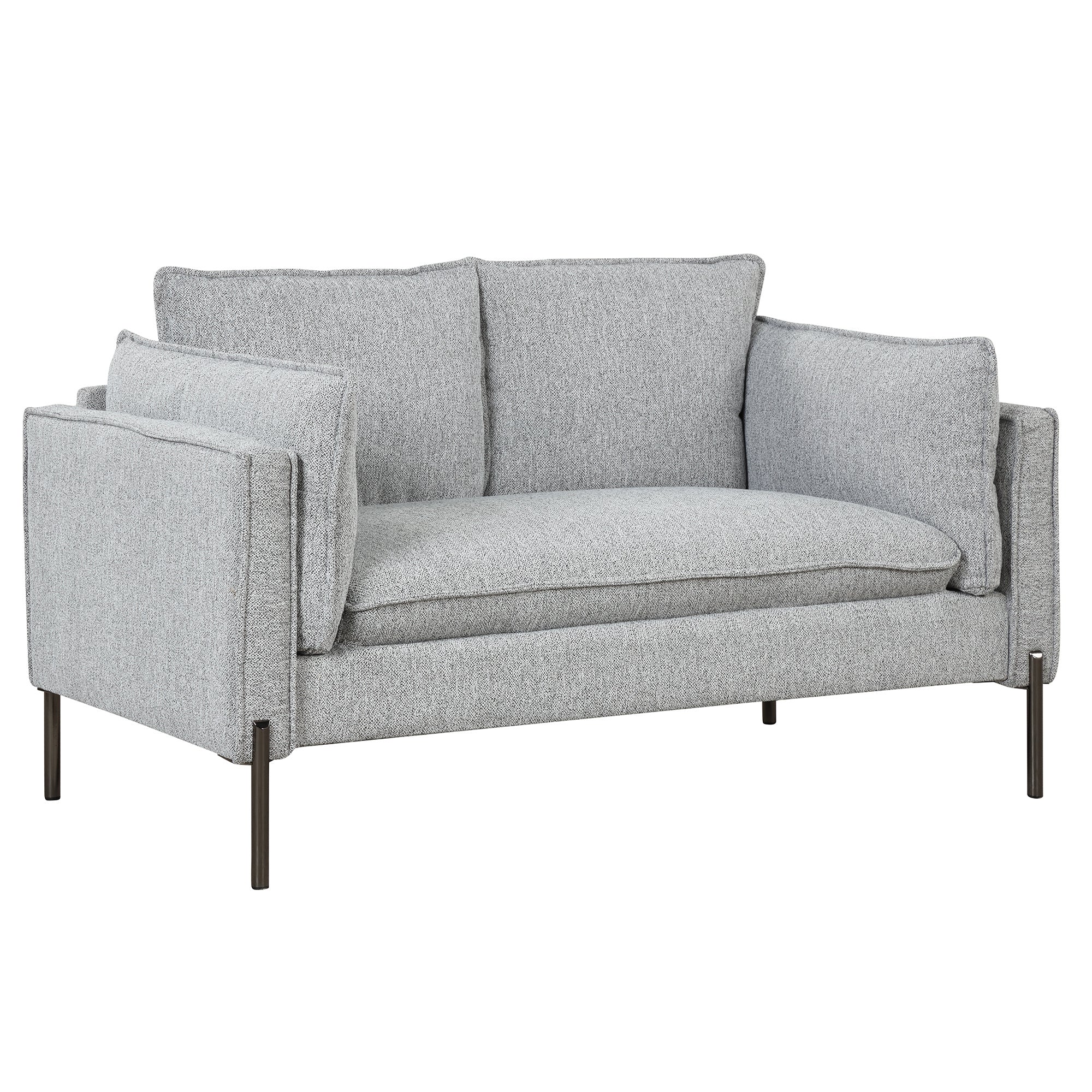 56" Modern Style Sofa Linen Fabric Loveseat Small Love Seats Couch for Small Spaces,Living Room,Apartment