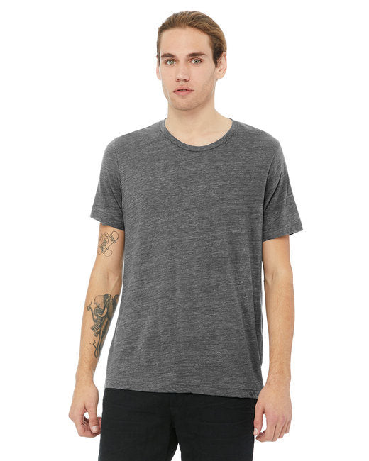 Unisex Poly-Cotton Short-Sleeve T-Shirt - BERRY - S