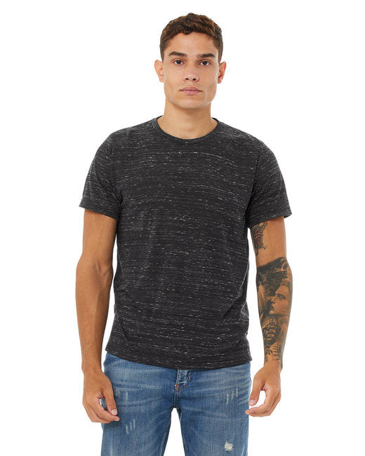 Unisex Poly-Cotton Short-Sleeve T-Shirt - BERRY - S