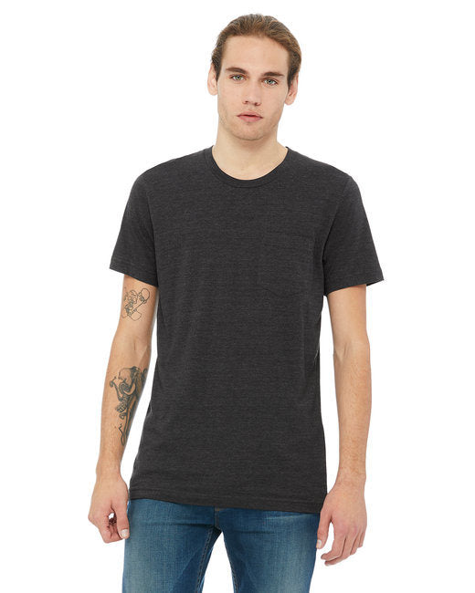 Men's Jersey Short-Sleeve Pocket T-Shirt - BLACK - S