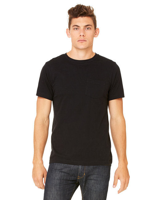 Men's Jersey Short-Sleeve Pocket T-Shirt - BLACK - S