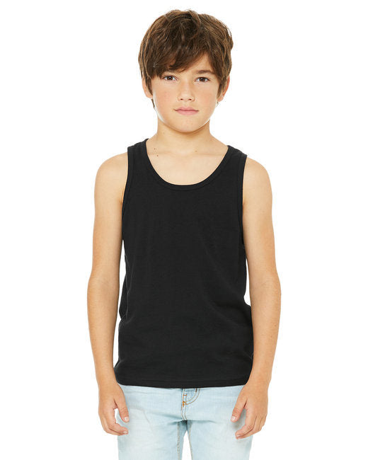 Youth Jersey Tank - BLACK - M