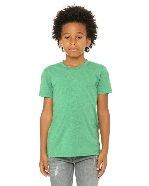 Youth Triblend Short-Sleeve T-Shirt - BLUE TRIBLEND - M