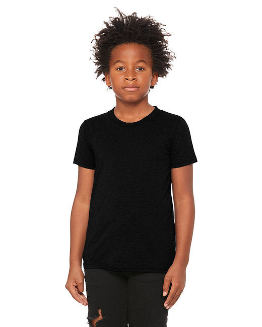 Youth Triblend Short-Sleeve T-Shirt - BLUE TRIBLEND - M