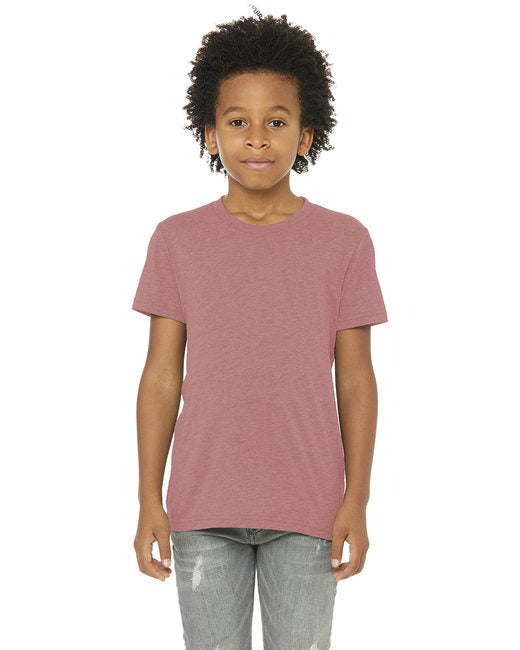 Youth Triblend Short-Sleeve T-Shirt - BLUE TRIBLEND - M