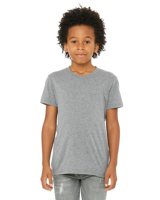 Youth Triblend Short-Sleeve T-Shirt - BLUE TRIBLEND - M