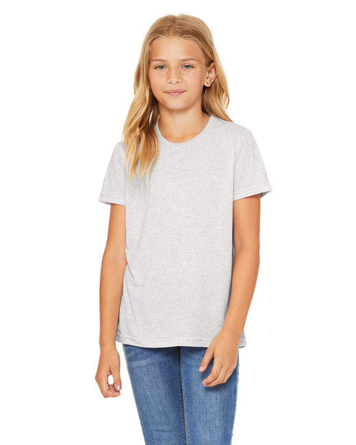 Youth Triblend Short-Sleeve T-Shirt - BLUE TRIBLEND - M