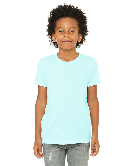 Youth Triblend Short-Sleeve T-Shirt - BLUE TRIBLEND - M