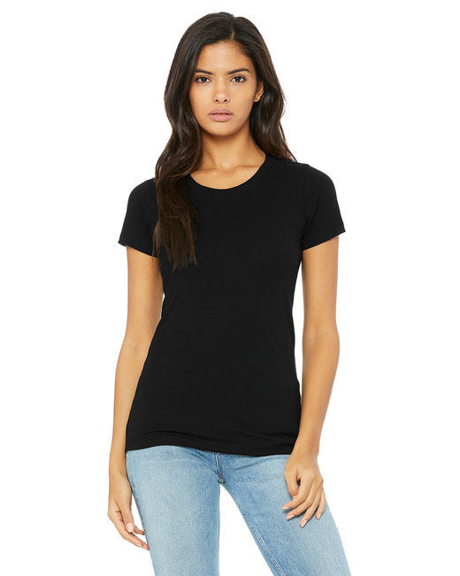 Ladies' Triblend Short-Sleeve T-Shirt - CHAR BLK TRIBLND - S