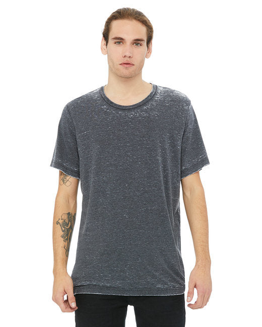 Unisex Poly-Cotton Short-Sleeve T-Shirt - BERRY - S