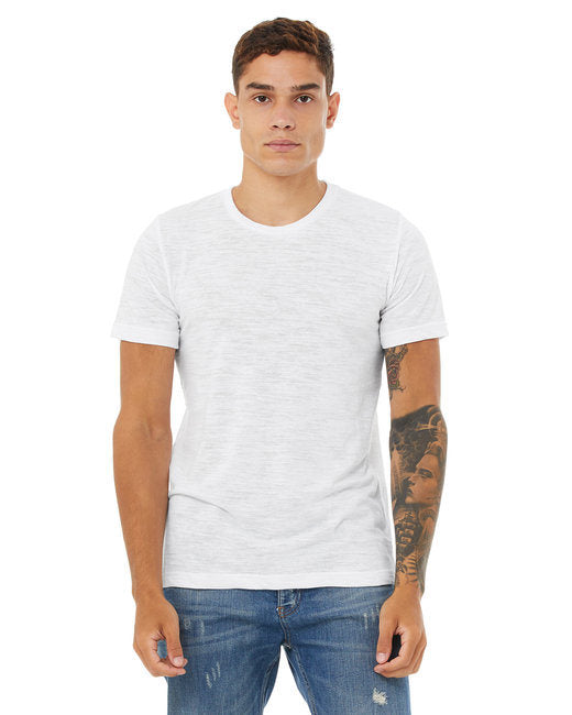 Unisex Poly-Cotton Short-Sleeve T-Shirt - BERRY - S