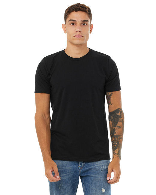 Unisex Poly-Cotton Short-Sleeve T-Shirt - BERRY - S