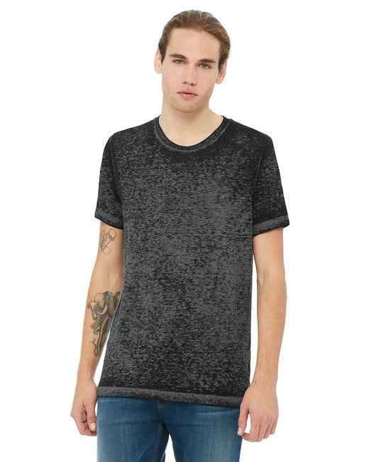 Unisex Poly-Cotton Short-Sleeve T-Shirt - BERRY - S