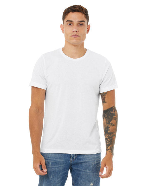 Unisex Poly-Cotton Short-Sleeve T-Shirt - BERRY - S