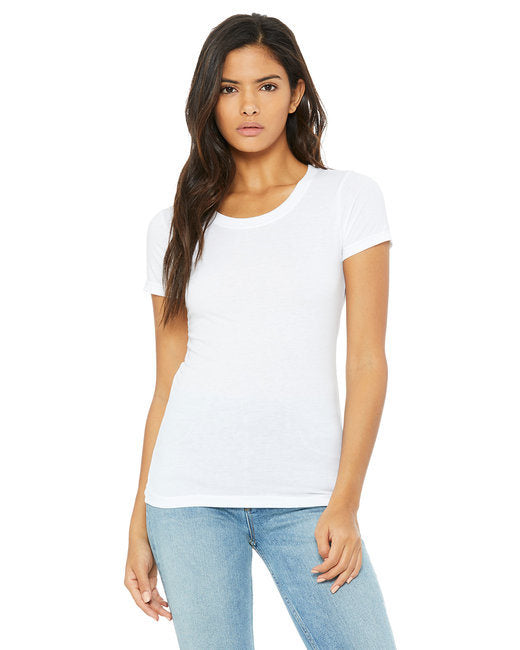 Ladies' Triblend Short-Sleeve T-Shirt - CHAR BLK TRIBLND - S