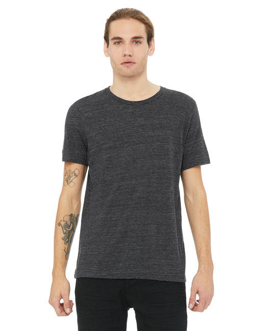 Unisex Poly-Cotton Short-Sleeve T-Shirt - BERRY - S